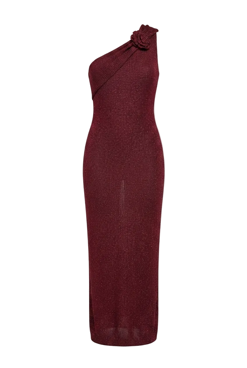 VESTIDO ASIMÉTRICO LUREX
