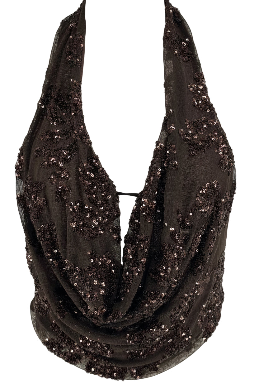 TOP CASCADA LENTEJUELAS