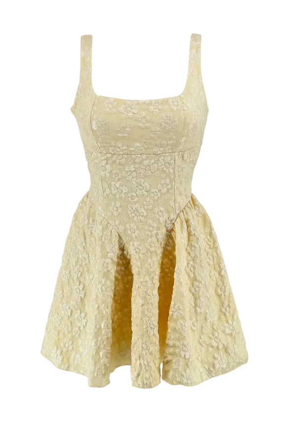 VESTIDO CORTO RELIEVE