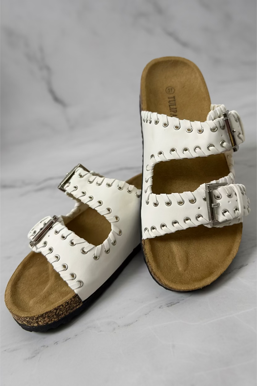 SANDALIAS DOBLE HEBILLA