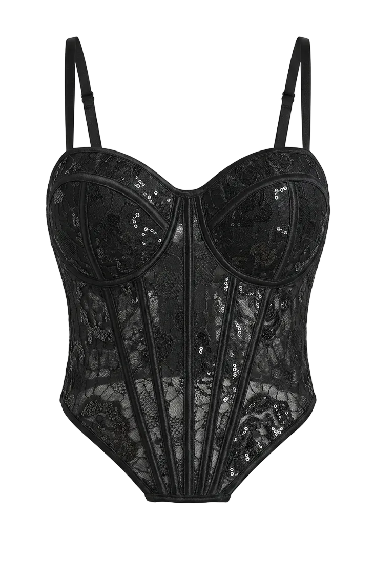 CORSET BLACK GLOW