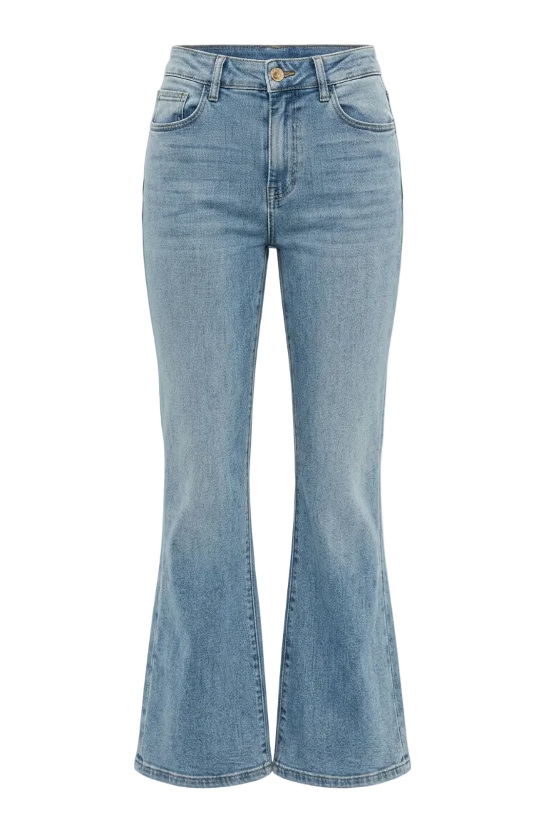 JEANS FLARE PINK STAR