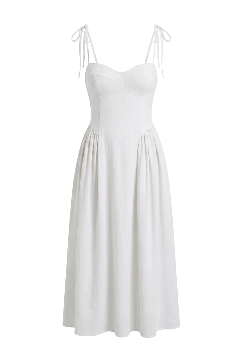 VESTIDO BUSTIER MIDI