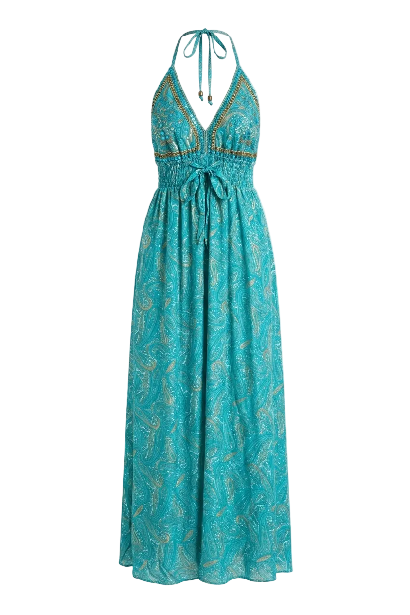 VESTIDO BOHO ESTAMPADO