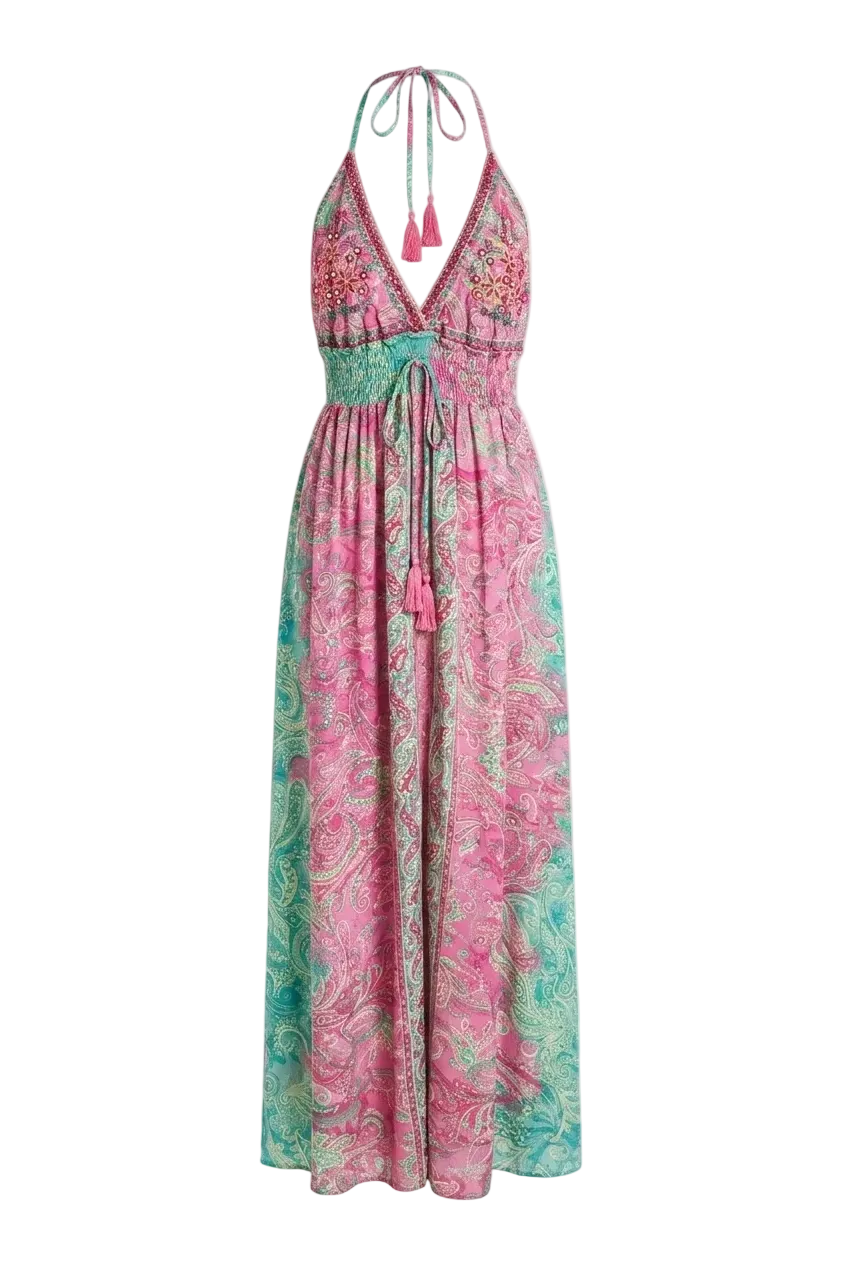 VESTIDO BOHO ESTAMPADO