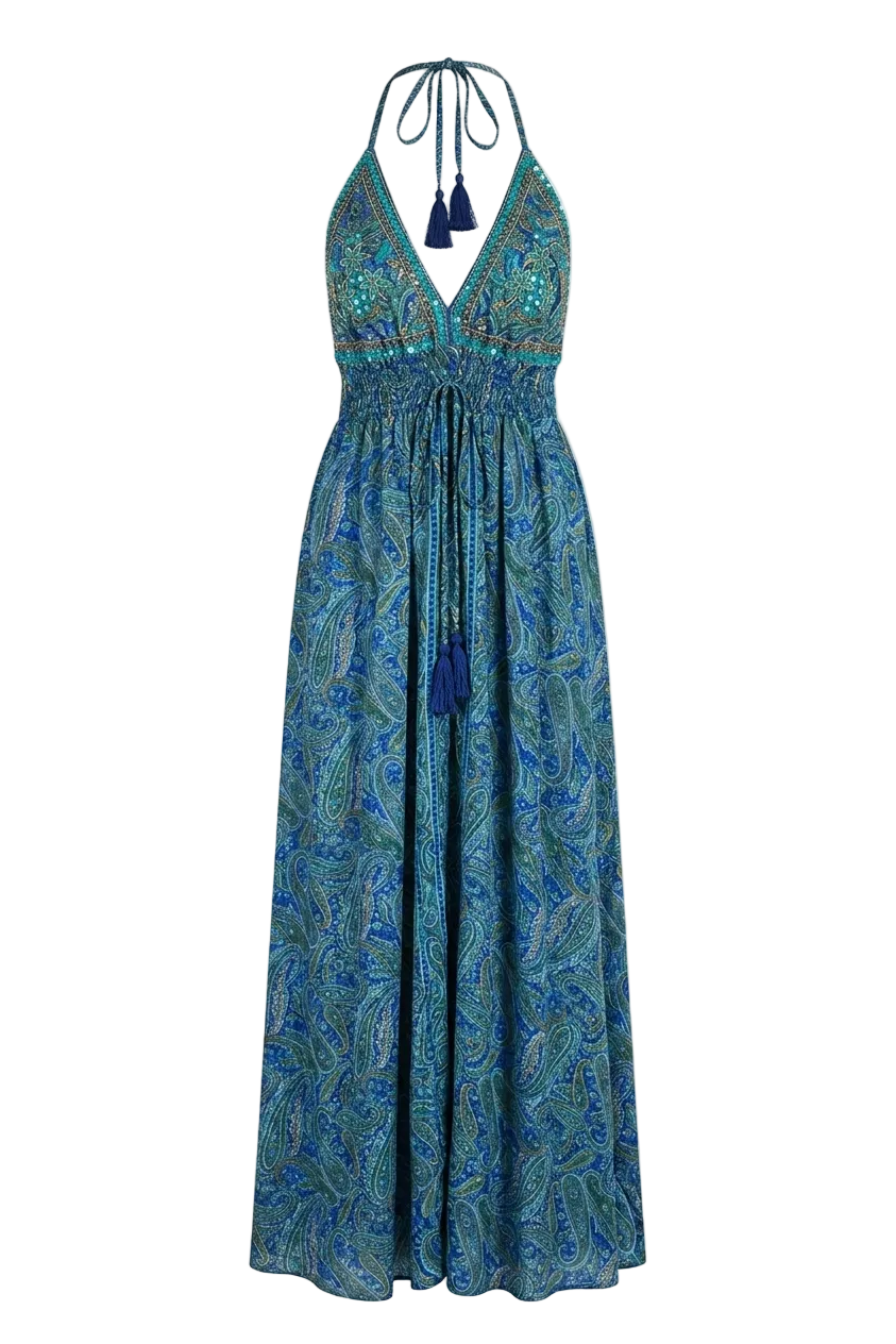 VESTIDO BOHO ESTAMPADO