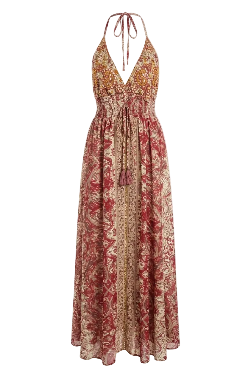 VESTIDO BOHO ESTAMPADO