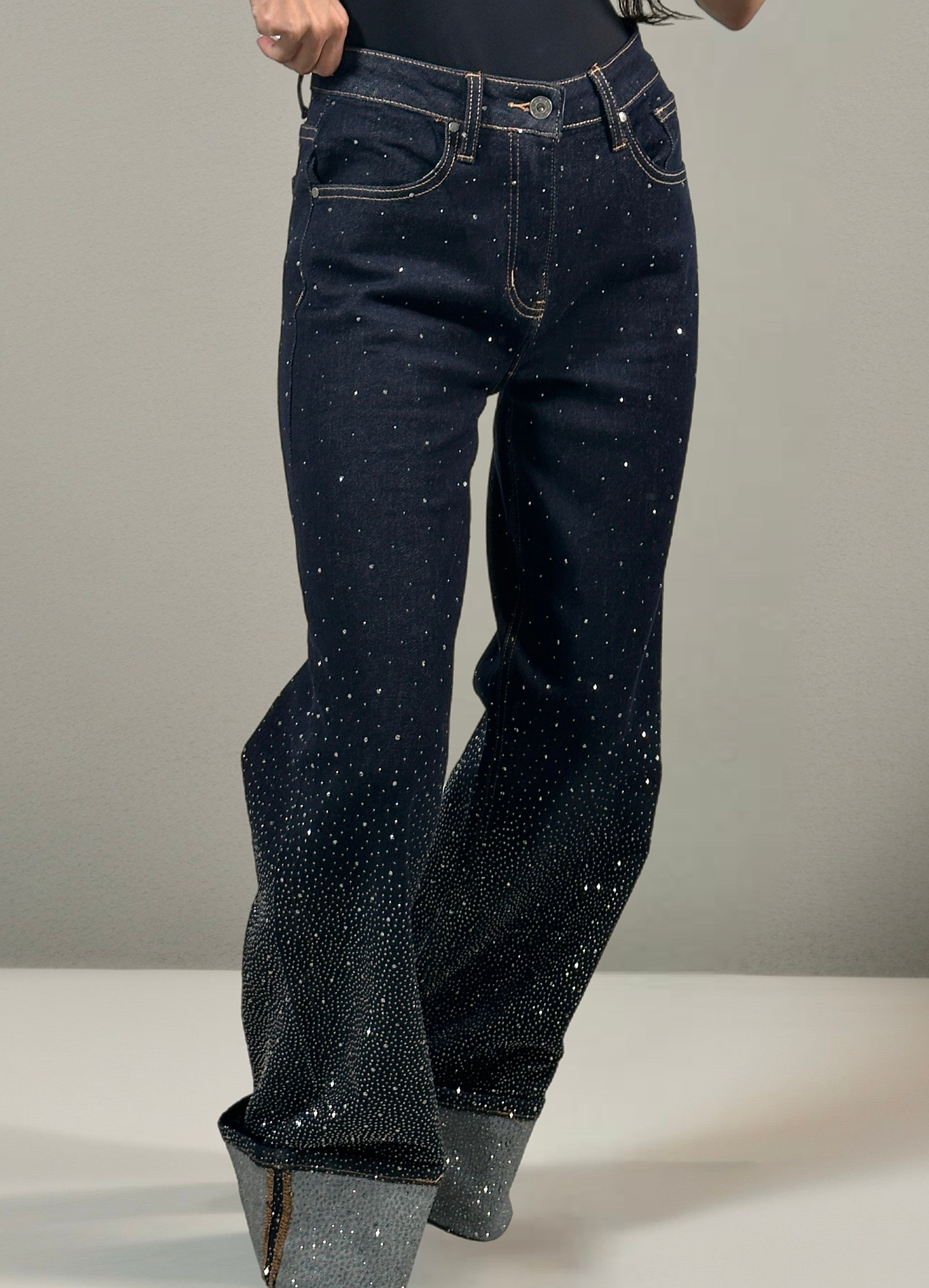 JEANS PALAZZO SHINE