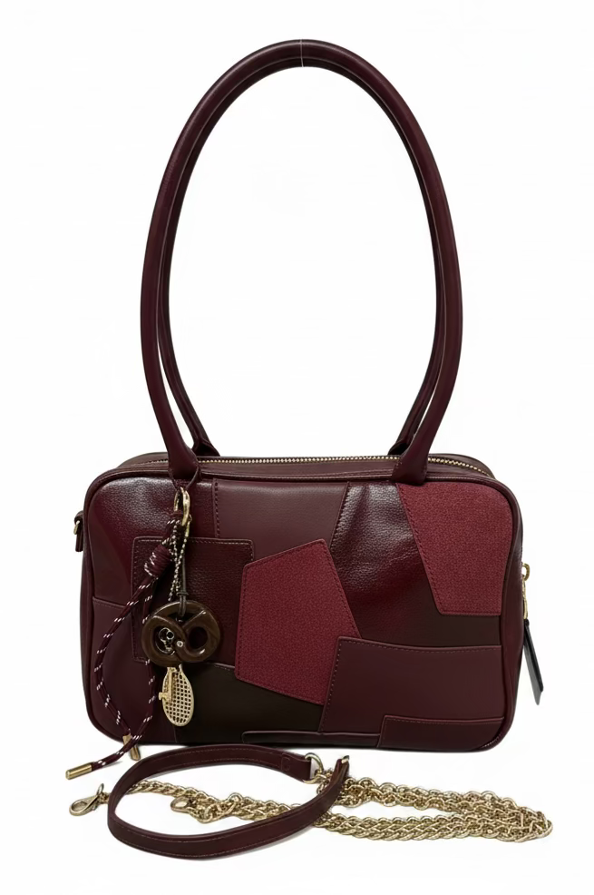 BOLSO DE HOMBRO PATCHWORK