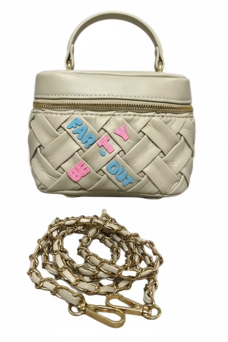 BOLSO DE MANO TRENZADO