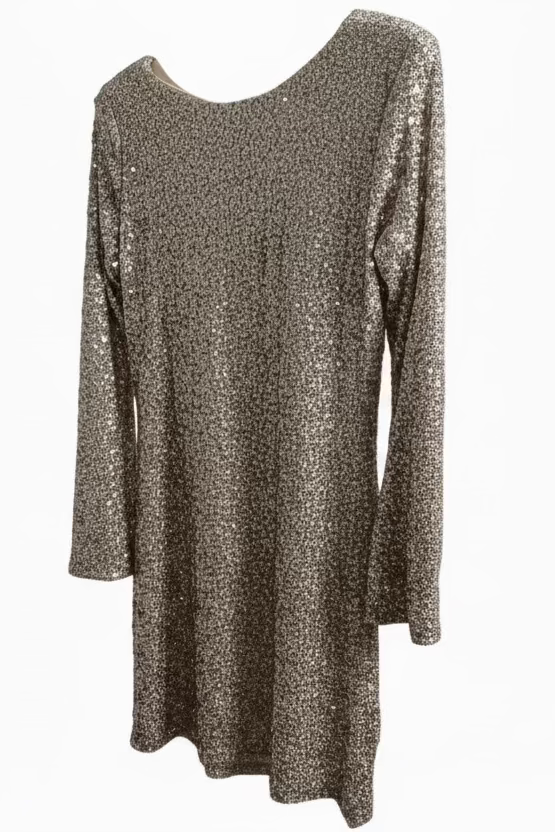VESTIDO LENTEJUELAS LAZO